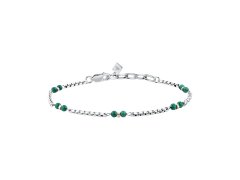 Morellato Pánský bicolor náramek s&nbsp;korálky křemenu Terra S1756