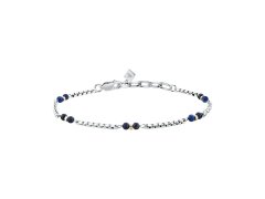 Morellato Pánský bicolor náramek s&nbsp;korálky lapis lazuli Terra S1755