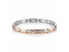 Morellato Pánský bicolor ocelový náramek Cross SKR38