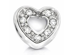 Morellato Ocelový přívěsek Drops Heart Crystals SCZ126