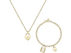 Morellato Půvabná souprava šperků s krystaly Abbraccio SAUB19 (náhrdelník, náramek)
