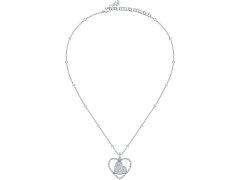 Morellato Romantický ocelový náhrdelník Srdce s krystaly Dolcevita SAUA03