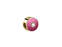 Morellato Růžový pozlacený korálek Drops SCZ1200
