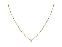 Morellato Slušivý pozlacený náhrdelník s krystaly Trilliant SAWY01