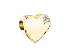 Morellato Srdíčkový pozlacený korálek Drops SCZ1409