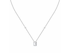 Morellato Stříbrný náhrdelník s&nbsp;čirými zirkony Tesori SAIW316