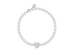 Morellato Stříbrný náramek Srdíčko s&nbsp;kubickými zirkony Nobile SAZK05