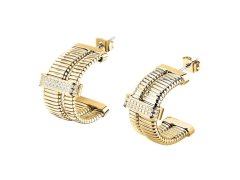 Morellato Moderní pozlacené náušnice s&nbsp;krystaly Onda SAZP09