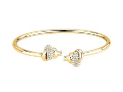 Morellato Stylový pozlacený náramek Uzel s&nbsp;krystaly Legame SAZO09