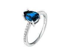 Morellato Elegantní stříbrný prsten se zirkony Tesori SAIW2040 58 mm