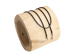 MUMMY BELL Černá zaplétaná šňůrka 114 cm