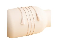 MUMMY BELL Hedvábná šňůrka - starorůžová 130 cm