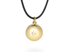 MUMMY BELL Dlouhý dámský náhrdelník s&nbsp;pozlacenou rolničkou Astra ASZ20