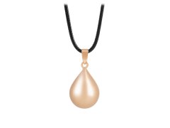 MUMMY BELL Pozlacený náhrdelník Rolnička Kapka Lásky KAPLM