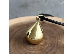 MUMMY BELL Pozlacený náhrdelník Rolnička Kapka Lásky KAPLZ