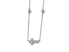 Oliver Weber Nadčasový stříbrný náhrdelník s křížkem Virtue 61192 (řetížek, přívěsek)