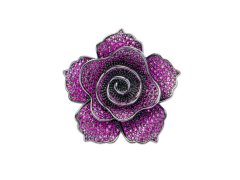 Oliver Weber Třpytivá květinová brož s krystaly Peony 58053
