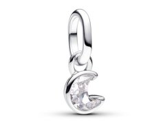 Pandora Blyštivý stříbrný přívěsek Měsíc ME 793364C01