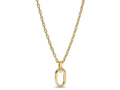 Pandora Dlouhý pozlacený náhrdelník s očkem Shine Me 364083C00-70