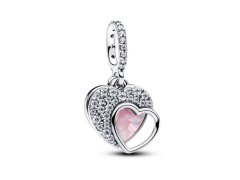 Pandora Dvojitý přívěsek Srdce pro maminku Moments/ME 794456C01