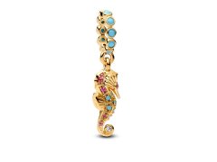 Pandora Pozlacený přívěsek Mořský koník Shine Moments 763895C01