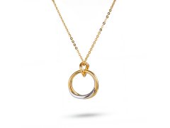 Pandora Elegantní bicolor náhrdelník Shine Essence 363882C00 45 cm