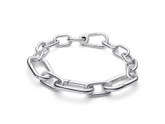 Pandora Výrazný článkový náramek ze stříbra na přívěsky Me 593854C00 17,5 cm