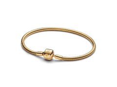 Pandora Elegantní pozlacený náramek na přívěsky Shine 563390C00 18 cm