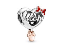 Pandora Hravý korálek Srdíčko s myškou Minnie Disney 781142C01
