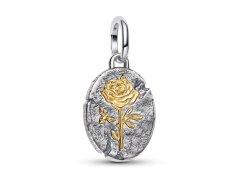 Pandora Krásný bicolor medailon Růže Moments/ME 764087C00
