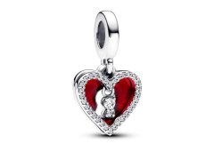 Pandora Krásný stříbrný přívěsek Srdce s klíčovou dírkou 793119C01