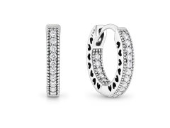 Pandora Kruhové náušnice s krystaly 296317CZ