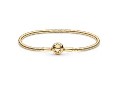 Pandora Luxusní pozlacený náramek Shine Moments 568748C00 19 cm