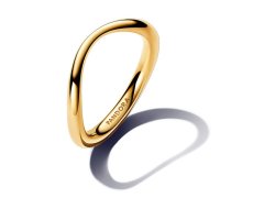 Pandora Minimalistický pozlacený prsten Shine Essence 163314C00 52 mm