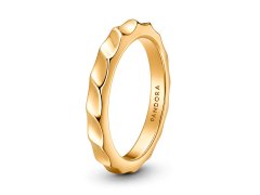 Pandora Moderní pozlacený prsten Shine Essence 163885C00 56 mm