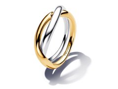 Pandora Módní bicolor prsten Shine 163262C00 54 mm