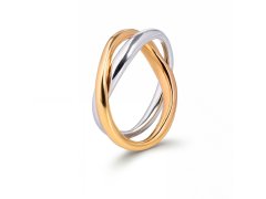 Pandora Módní bicolor prsten Shine Essence 163262C00 58 mm
