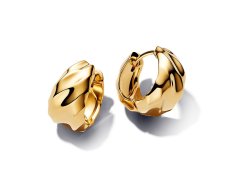 Pandora Pozlacené kruhové náušnice Essence Shine 263874C00