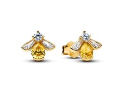 Pandora Pozlacené náušnice Včelky Shine Timeless 264559C01