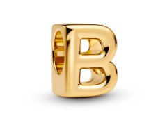 Pandora Pozlacený korálek "B" Shine Moments 763948C00