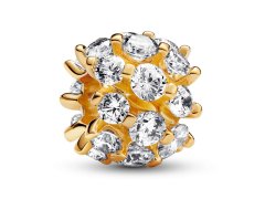 Pandora Třpytivý pozlacený korálek se zirkony Shine Moments 763234C01