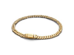 Pandora Pozlacený kubánský náramek Shine Timeless 564367C00 20 cm