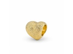 Pandora Pozlacený mini korálek Srdce Shine Moments 764000C00