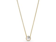 Pandora Pozlacený náhrdelník se zirkony Shine Timeless 361174C01-45