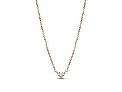 Pandora Pozlacený náhrdelník Srdíčko Shine Timeless 363014C01-45