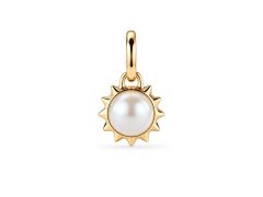 Pandora Pozlacený přívěsek Síla s perlou Shine Moments/ME 763035C01