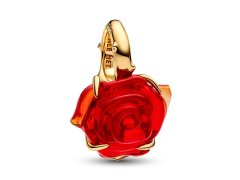 Pandora Pozlacený přívěsek Zakletá růže Shine Moments 764018C01
