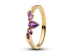 Pandora Pozlacený prsten korunka královny Anny Shine Disney 164135C01 56 mm