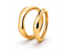 Pandora Pozlacený set prstenů Shine Essence 163264C00 60 mm