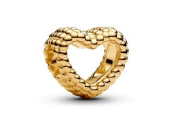 Pandora Pozlacený korálek Kuličkové srdce Shine Moments 767516C00